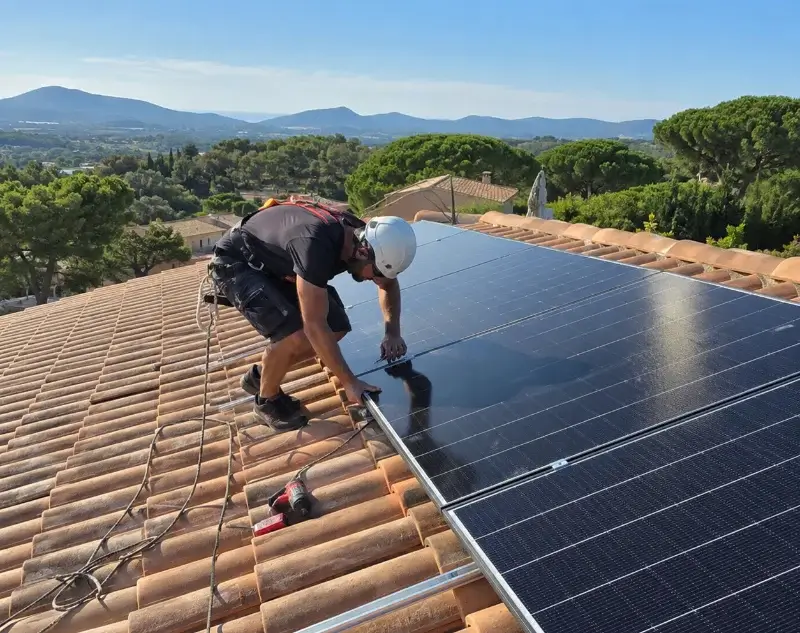 Installateur panneaux solaires Bron — pose photovoltaïque sur toiture