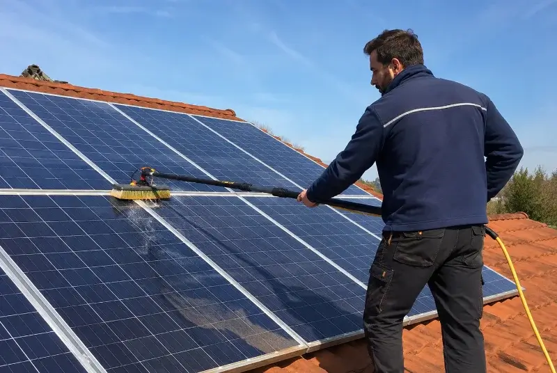 Nettoyage et entretien de panneaux solaires à Bron